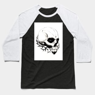 basketball skull Baseball T-Shirt